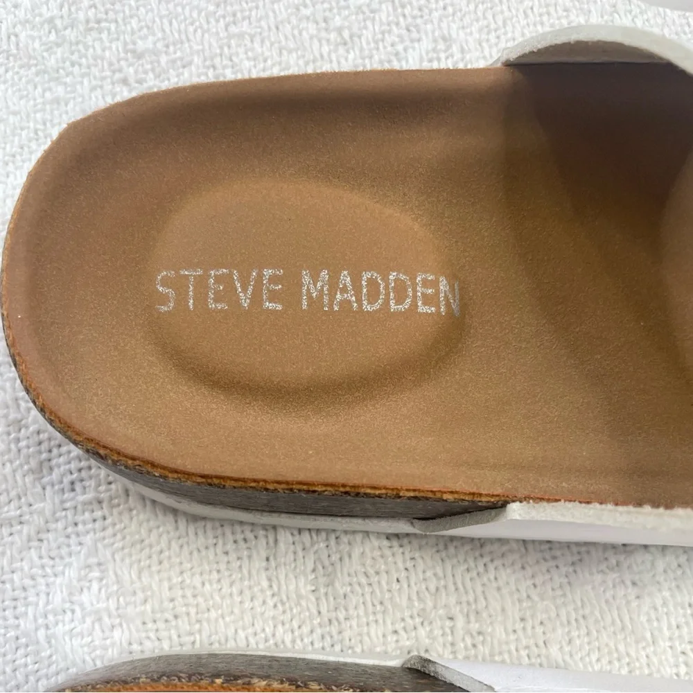 Steve Madden White‎ Kids Sandals~ Size 2 Summertime ~ Beach